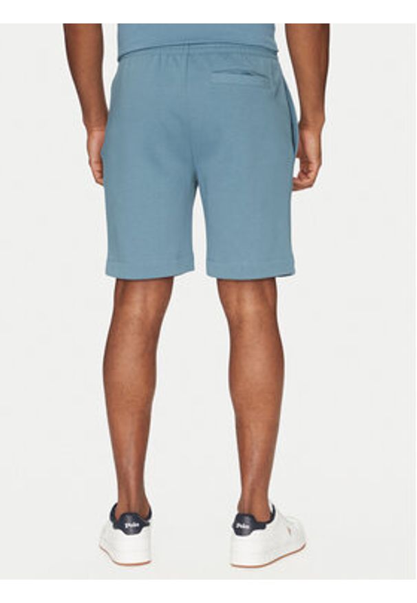Lacoste Szorty sportowe GH9627 Niebieski Regular Fit. Kolor: niebieski. Materiał: bawełna. Styl: sportowy