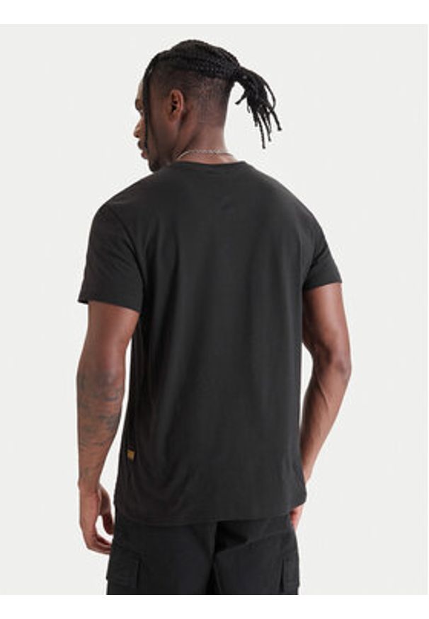 G-Star RAW - G-Star Raw T-Shirt Base-S D16412-336-6484 Czarny Regular Fit. Kolor: czarny. Materiał: bawełna