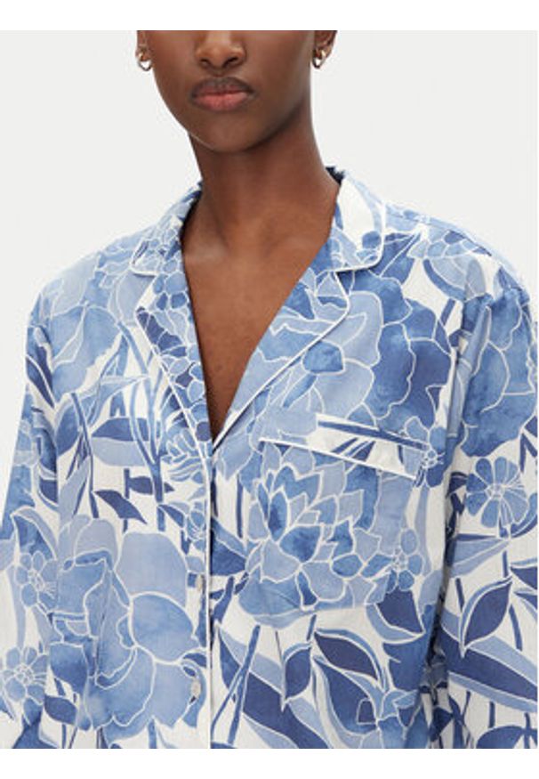 GAP - Gap Koszulka piżamowa 531508-13 Niebieski Relaxed Fit. Kolor: niebieski. Materiał: bawełna