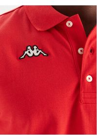 Kappa Polo Logo Sharas Mss 302B3D0 Czerwony Regular Fit. Typ kołnierza: polo. Kolor: czerwony. Materiał: bawełna #3