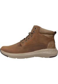 skechers - Tenisówki Skechers Model Parson - Ederic Kolor Brązowy. Kolor: brązowy. Materiał: syntetyk, tkanina