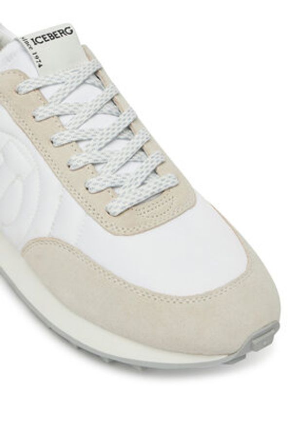 Iceberg Sneakersy IU17280J IU1728 Beżowy. Kolor: beżowy. Materiał: skóra