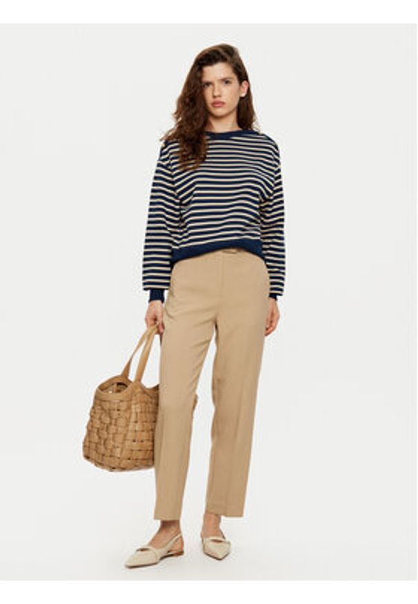 TOMMY HILFIGER - Tommy Hilfiger Chinosy WW0WW44090 Beżowy Regular Fit. Kolor: beżowy. Materiał: syntetyk
