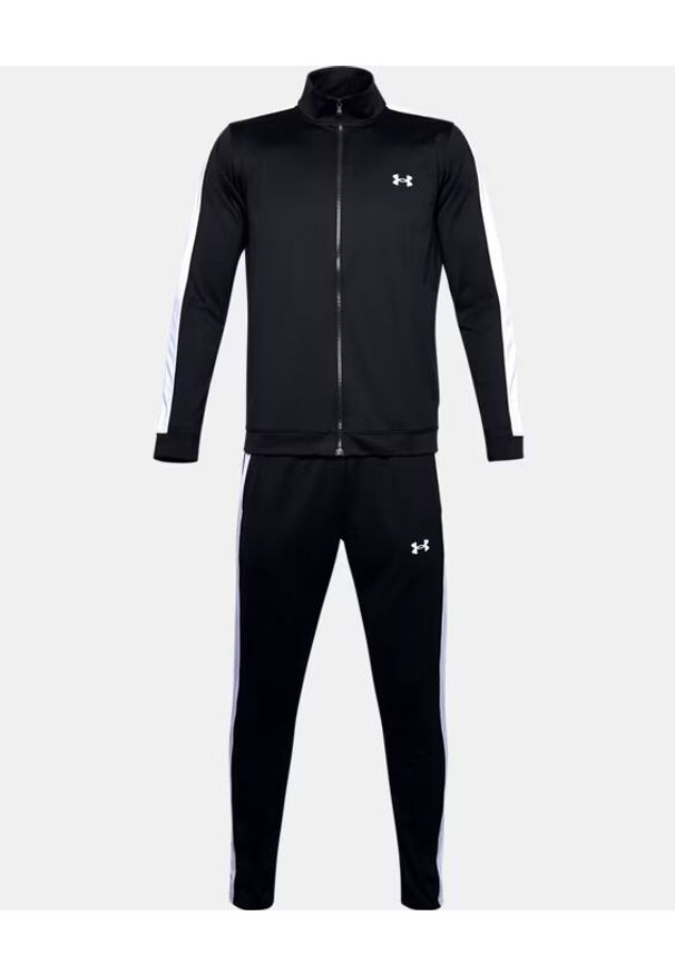 Treningowy komplet dresowy męski Under Armour EMEA Czarny. Kolor: czarny. Materiał: dresówka. Sport: bieganie