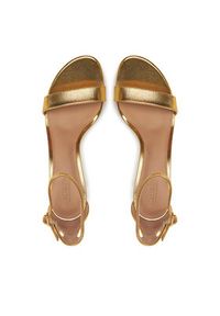Lauren Ralph Lauren - LAUREN RALPH LAUREN Sandały 802978207001 Złoty. Kolor: złoty. Materiał: skóra