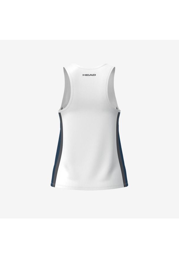 Head - CLUB 25 Tank Top Girls. Kolor: niebieski. Materiał: mesh. Sport: tenis