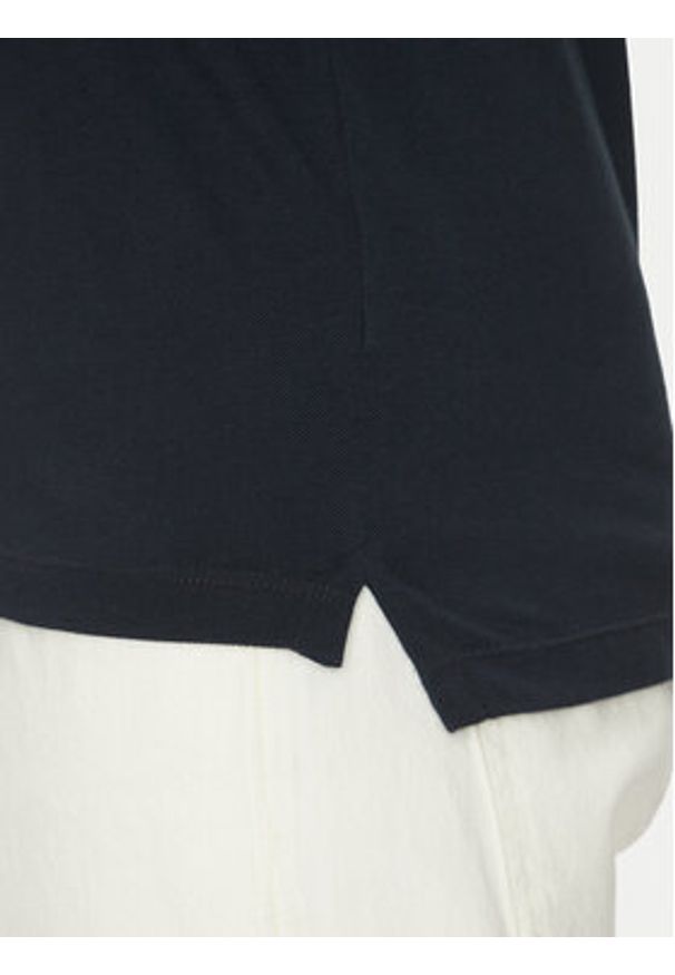 Geox Polo M5511B T3240 F1624 Granatowy Regular Fit. Typ kołnierza: polo. Kolor: niebieski. Materiał: bawełna
