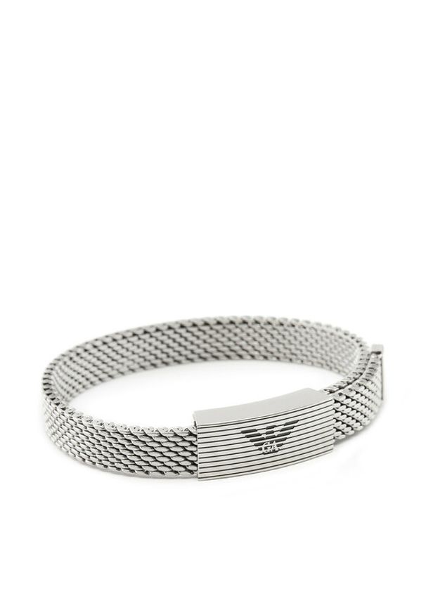 Emporio Armani Bransoletka EGS3150040 Srebrny. Materiał: srebrne. Kolor: srebrny
