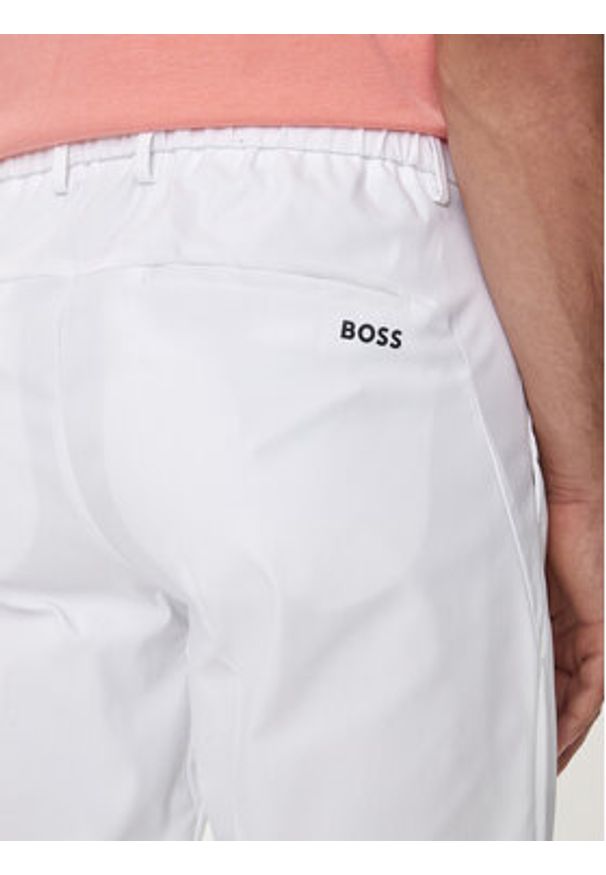 BOSS - Boss Chinosy T_Phoenix 50495488 Biały Regular Fit. Kolor: biały. Materiał: syntetyk