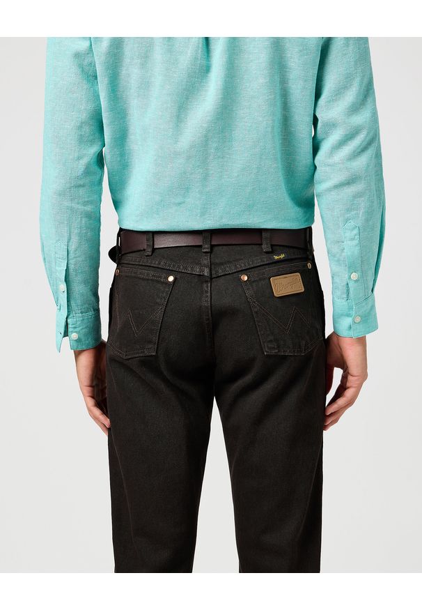 Wrangler - WRANGLER MĘSKI PASEK WRANGLER WEST BELT BROWN 112365274