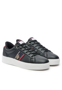 Beverly Hills Polo Club Sneakersy V12-722 Czarny. Kolor: czarny. Materiał: materiał #4