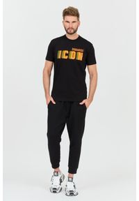 DSQUARED2 Czarny męski t-shirt Icon Blur Cool Fit Tee, Rozmiar XXL. Kolor: czarny #2
