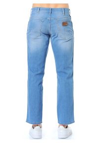 Wrangler - WRANGLER TEXAS STRETCH MĘSKIE SPODNIE JEANSOWE TROPICAL WIND W121EH75U #4