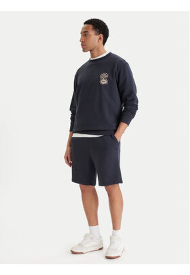 Quiksilver Szorty sportowe Salt Water EQYFB03392 Granatowy Regular Fit. Kolor: niebieski. Materiał: bawełna. Styl: sportowy