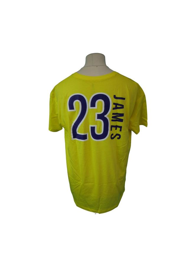 OUTERSTUFF - Koszulka Los Angeles Lakers. Kolor: żółty. Sport: joga i pilates