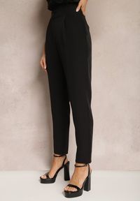 Renee - Czarne Spodnie Cygaretki Zalko. Okazja: na co dzień. Kolor: czarny. Styl: klasyczny, elegancki, casual #4