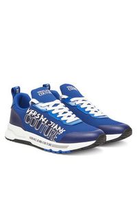 Versace Jeans Couture Sneakersy 78YA3SA9 Niebieski. Kolor: niebieski. Materiał: materiał #3