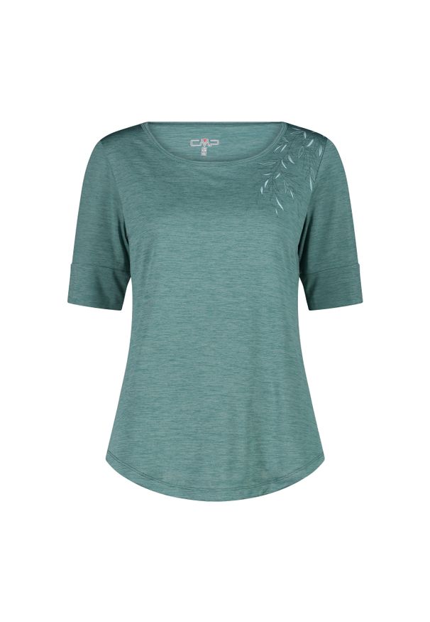 Koszulka damska turystyczna CMP 35N5486. Kolor: zielony