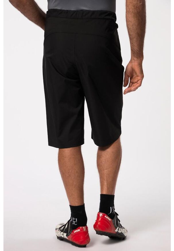 JAY-PI - Męskie Bermudy rowerowe rower luźny krój QuickDry. Kolekcja: plus size. Kolor: czarny. Materiał: poliester, materiał. Sport: kolarstwo