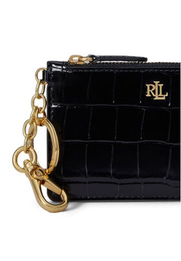 Lauren Ralph Lauren - LAUREN RALPH LAUREN Bilonówka 432979863005 Czarny. Kolor: czarny. Materiał: skóra
