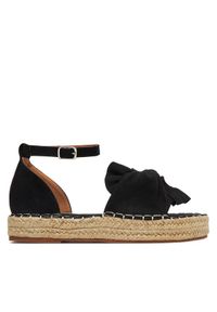 DeeZee Espadryle 8-807-1 Czarny. Kolor: czarny. Materiał: materiał
