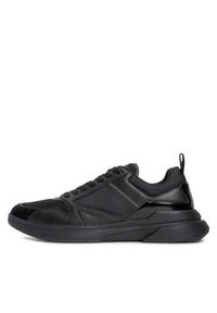 Calvin Klein Sneakersy Low Top Lace Up Mix HM0HM01044 Czarny. Kolor: czarny. Materiał: skóra #3