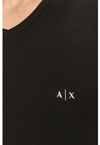 Armani Exchange - T-shirt (2-pack) 956004.CC282.NOS. Okazja: na co dzień. Kolor: czarny. Materiał: dzianina. Wzór: gładki. Styl: casual #3
