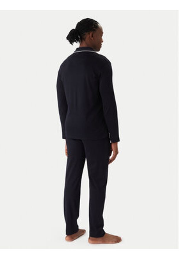 Polo Ralph Lauren Piżama 714950586011 Granatowy Regular Fit. Kolor: niebieski. Materiał: bawełna