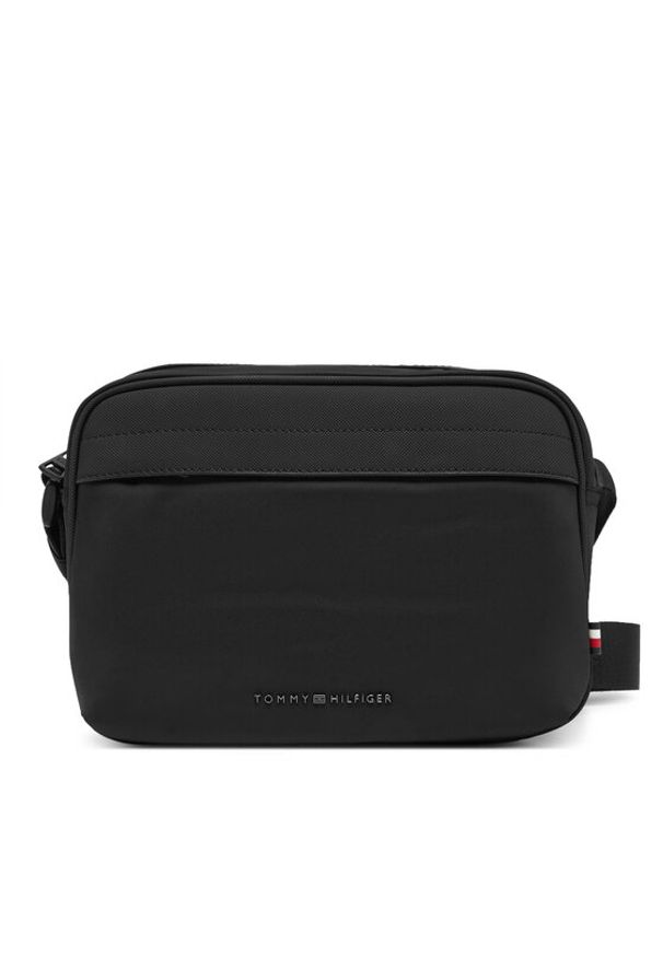 TOMMY HILFIGER - Tommy Hilfiger Saszetka Th Repreve Camera Bag AM0AM13187 Czarny. Kolor: czarny. Materiał: materiał