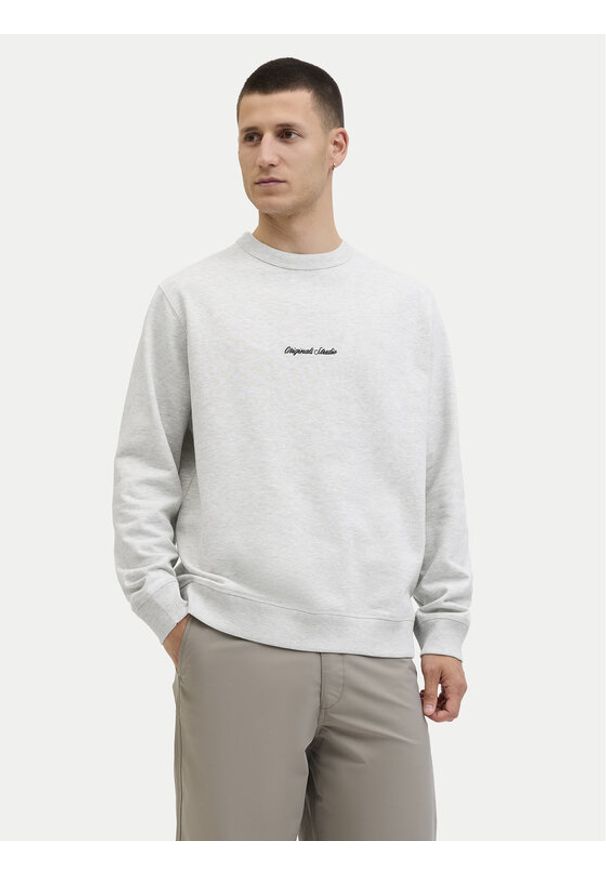 Jack & Jones - Jack&Jones Bluza Norrebro 12282893 Szary Relaxed Fit. Kolor: szary. Materiał: bawełna