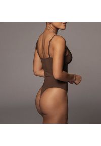 Intica - Body na ramiączkach z elastycznego materiału Robert. Materiał: materiał. Wzór: gładki #5