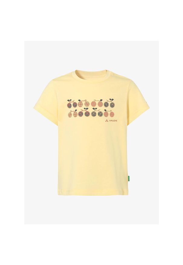 Koszulka dziecięca Vaude Kids Lezza T-Shirt. Kolor: żółty