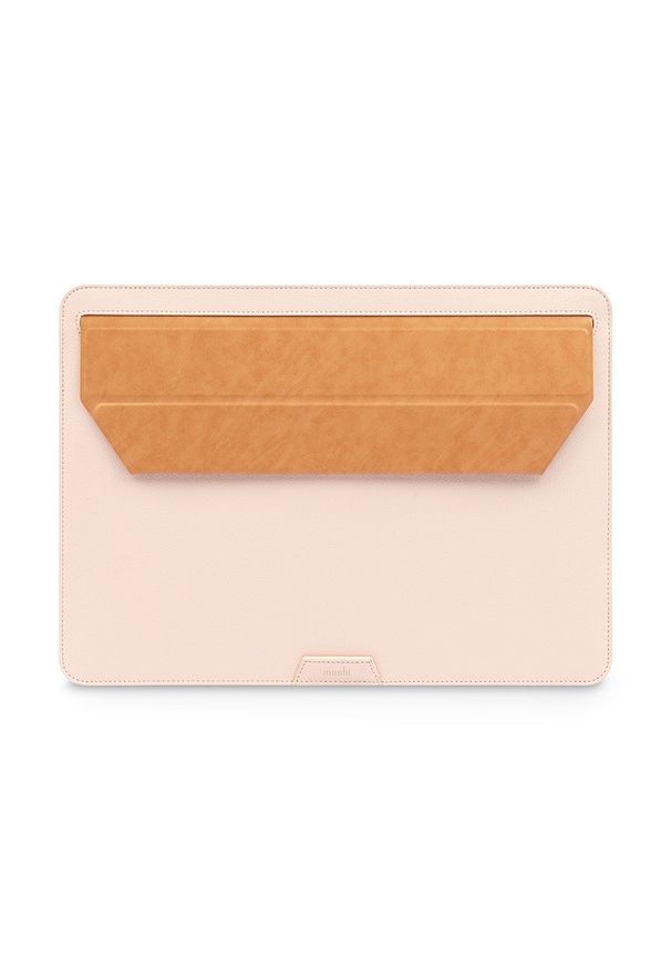Moshi Muse 14'' 3-in-1 Slim - Pokrowiec MacBook Pro 14'' (M3/M2/M1/2023-2021) luna pink. Materiał: skóra. Styl: elegancki