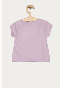 GAP - T-shirt dziecięcy 80-110 cm. Okazja: na co dzień. Kolor: fioletowy. Materiał: bawełna, dzianina. Wzór: nadruk. Styl: casual #3