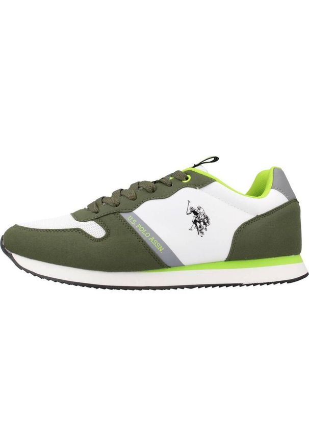 U.S. Polo Assn - Tenisówki U.s. Polo Assn Model Nobil009m Kolor Zielony. Kolor: zielony. Materiał: tkanina