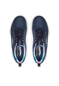 skechers - Skechers Sneakersy Go Walk Arch Fit 124868/NVTQ Granatowy. Kolor: niebieski. Materiał: materiał #4