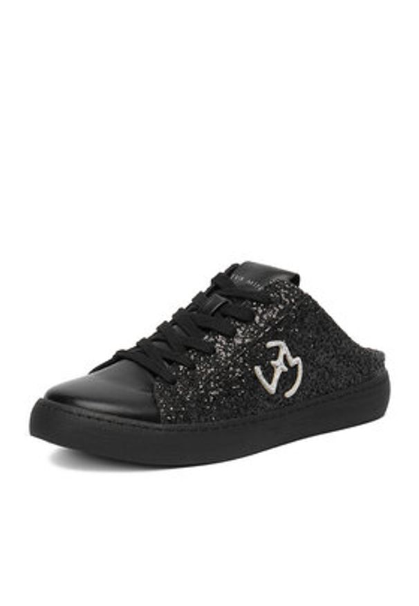 Eva Minge Klapki EO-ELLA-WSDR13670-2 Czarny. Kolor: czarny. Materiał: materiał, syntetyk