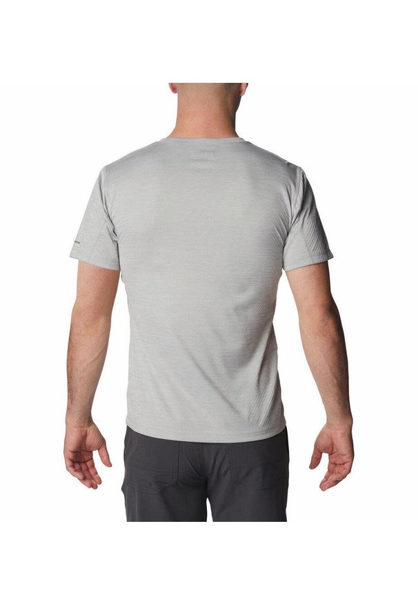 columbia - Koszulka Męska Columbia Zero Rules Short Sleeve T-Shirt. Kolor: szary. Długość rękawa: krótki rękaw. Długość: krótkie