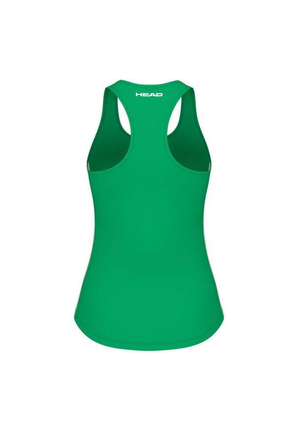 Head - Koszulka bez rękawów damska SPIRIT Tank Top. Kolor: zielony. Długość rękawa: bez rękawów