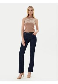 Guess Jeansy W5YA15 D5PW1 Granatowy Sexy Straight Fit. Kolor: niebieski