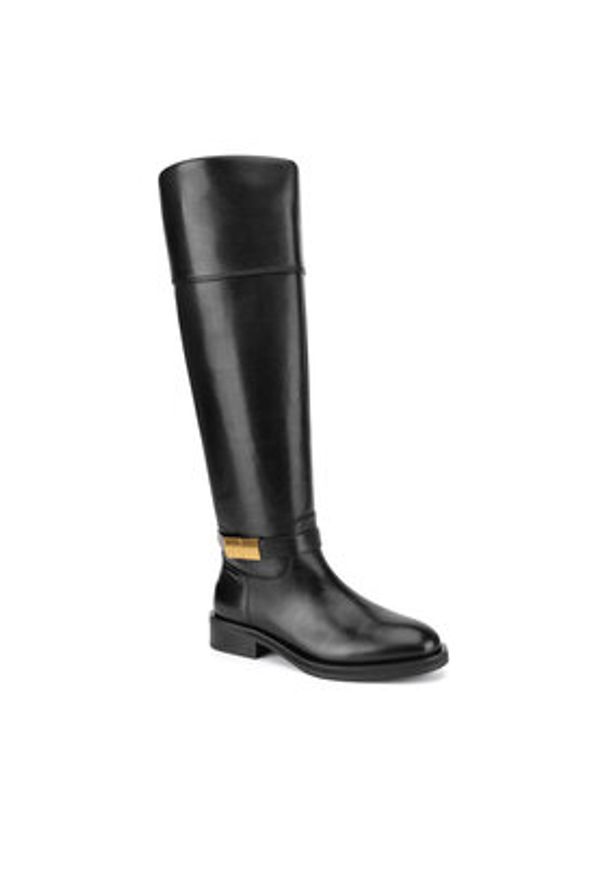 Gino Rossi Oficerki WGA3334-1Z Czarny. Kolor: czarny. Materiał: skóra