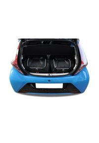 KJUST - Torby Do Bagażnika Toyota Aygo 2014-2021 2Szt Kjust. Kolor: czarny. Styl: sportowy #1