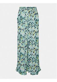 Vero Moda Spodnie materiałowe Menny 10282478 Zielony Wide Leg. Kolor: zielony. Materiał: wiskoza