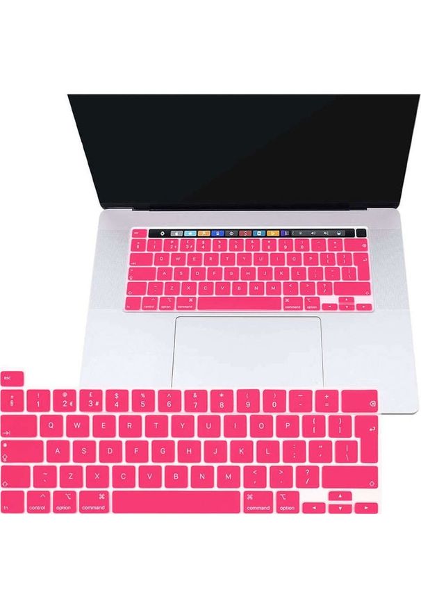 Etui Alogy Alogy Nakładka ochronna silikonowa na klawiaturę do Apple Macbook Pro 16/Pro 13 A2141/A2251/A2289/A2338 Czarna uniwersalny. Kolor: czarny