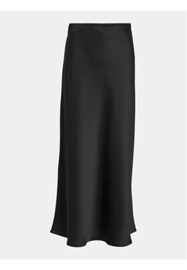 Vila Spódnica midi Tyla 14096849 Czarny Regular Fit. Kolor: czarny. Materiał: syntetyk