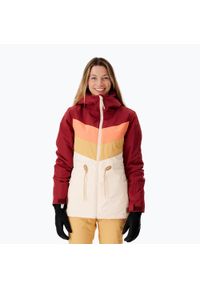 Kurtka snowboardowa damska Rip Curl Rider Betty. Kolor: beżowy, czarny, wielokolorowy. Sezon: zima. Sport: snowboard