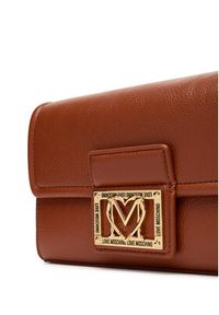 Love Moschino - LOVE MOSCHINO Torebka JC4093PP1NLI0312 Brązowy. Kolor: brązowy. Materiał: skórzane #5