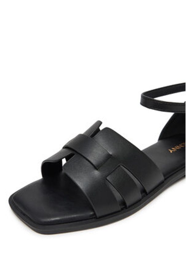 Jenny - JENNY Sandały 8036034 Czarny. Kolor: czarny. Materiał: syntetyk, materiał