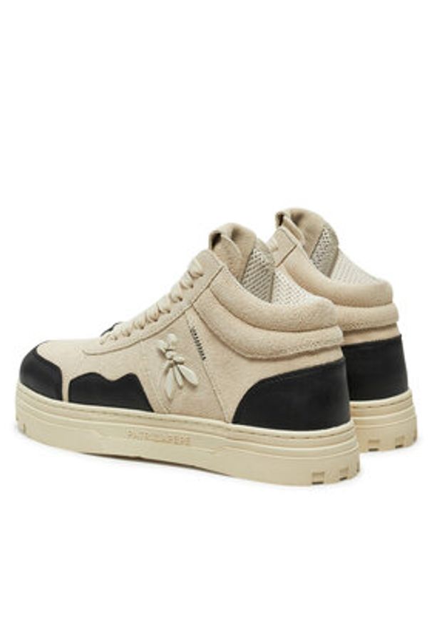 Patrizia Pepe Sneakersy 8Z0088/L055 Beżowy. Kolor: beżowy. Materiał: zamsz, skóra