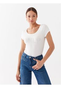 only - ONLY T-Shirt 15316416 Biały Slim Fit. Kolor: biały. Materiał: bawełna #1